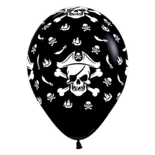 Pirate Skull Balloons - Click Image to Close